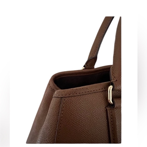 COACH Margot Caryall Crossgrain Leather Satchel Bag - Picture 6 of 9